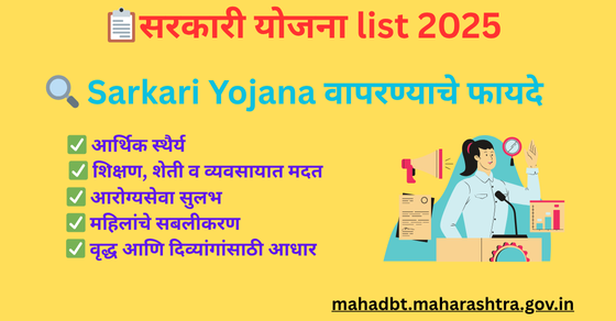 Sarkari Yojana in Maharashtra